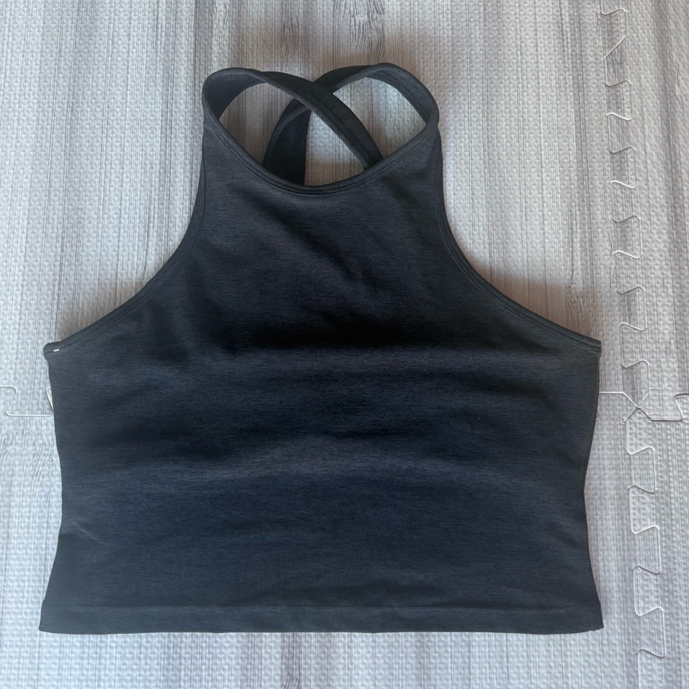 Beyond Yoga Charcoal Crop Top